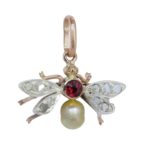 26079-0303.p03_Victorian fly or bee pendant with rose cuts  paste and pearl  circa 1900-en.jpg