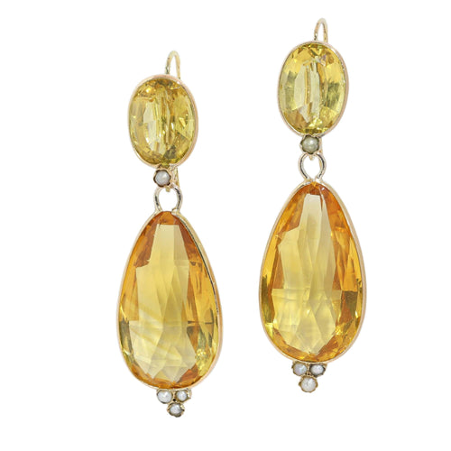 26089-0351.p01_Iberian Gold Long Drop Earrings with Four Large Natural Citrines-en.jpg