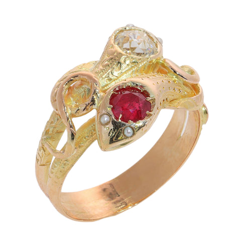 26106-0268.p09_Two Serpents in Gold  A Victorian Diamond and Ruby Ring  circa 1900-en.jpg