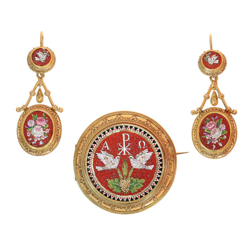 26127-0287.p00_Antique Micromosaic Gold Brooch and Earrings Suite in 18K Gold  Circa 1870-en.jpg