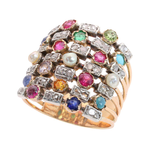 26177-0203.p04_Circa 1880 Seven-Row Harem Ring with Diamonds and Gemstones-en.jpg
