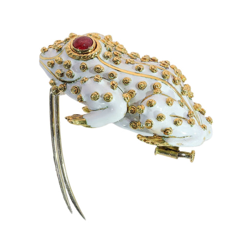 26211-0088.p11_David Webb White Enamel and Ruby Frog Brooch  1960s to 1970s-en.jpg