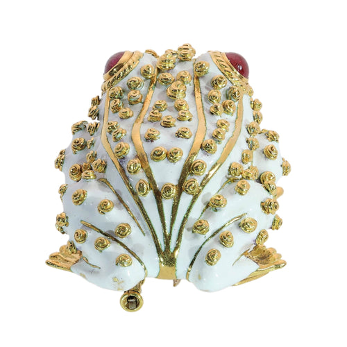 26211-0088.p08_David Webb White Enamel and Ruby Frog Brooch  1960s to 1970s-en.jpg