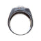 59 Chevalière - Bague en or blanc et diamants 58 Facettes 330097920