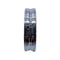 Bague 54 Alliance large en or blanc 750 58 Facettes 330099077