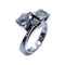 54 Bague toi et moi en or blanc et diamants 58 Facettes 330099174