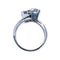 54 Bague toi et moi en or blanc et diamants 58 Facettes 330099174