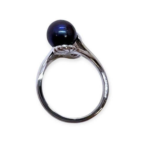 Bague 50 Bague toi et moi en or blanc et perles 58 Facettes 330097714