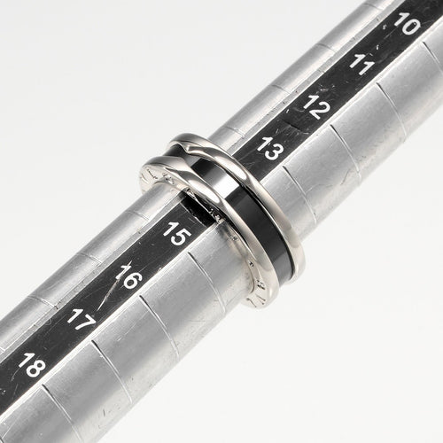 Bvlgari Save the Children One Band Sterling Silver and Ceramic 58 Facettes bm11egfoni