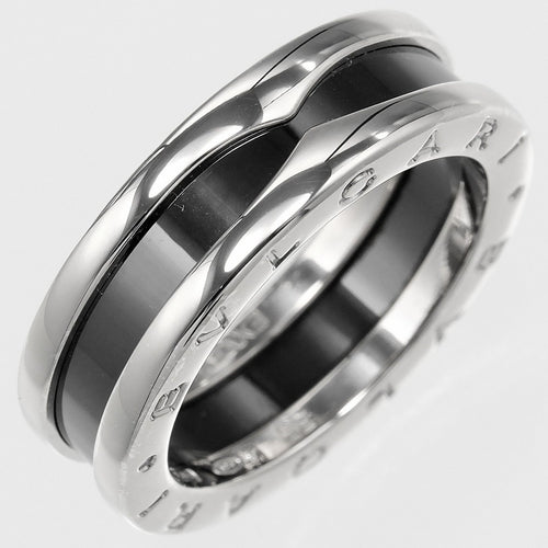 Bvlgari Save the Children One Band Sterling Silver and Ceramic 58 Facettes bm11egfoni