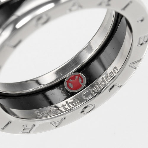 Bvlgari Save the Children One Band Sterling Silver and Ceramic 58 Facettes bm11egfoni