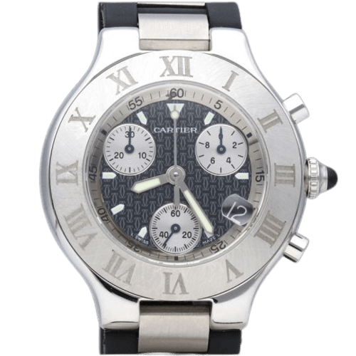 Montre Cartier Must 21 Chronoscaph - Montre en acier 58 Facettes MT47831