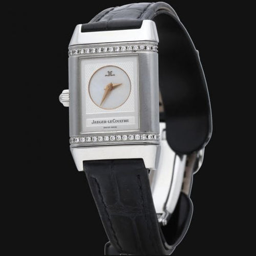 Jaeger-LeCoultre Reverso Duetto - Montre en acier 58 Facettes MT47770