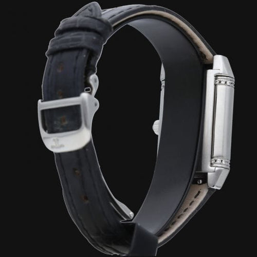 Jaeger-LeCoultre Reverso Duetto - Montre en acier 58 Facettes MT47770