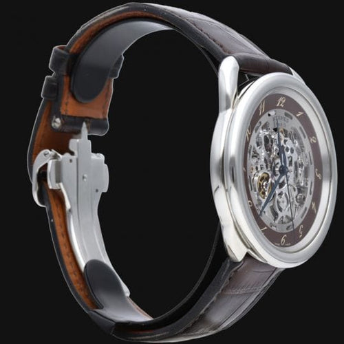 Hermès Arceau Skeleton - Montre automatique en acier 58 Facettes MT47926