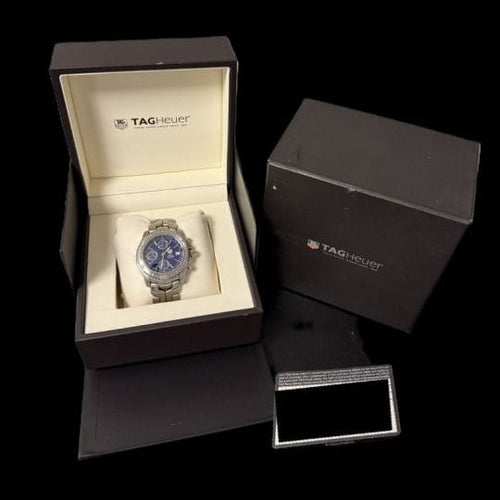 TAG Heuer Link - Montre chronographe en acier 58 Facettes MT47424