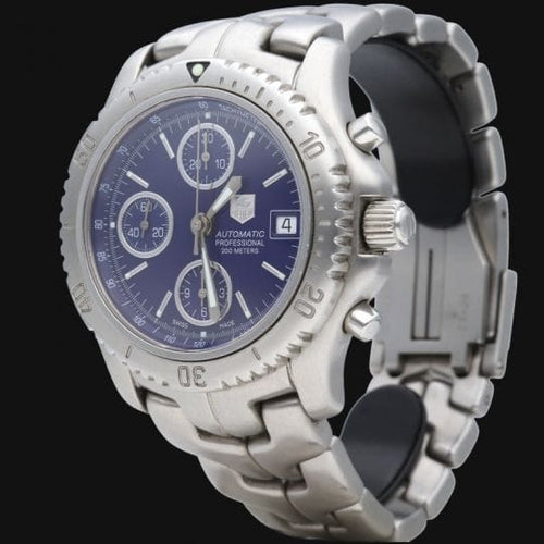 TAG Heuer Link - Montre chronographe en acier 58 Facettes MT47424