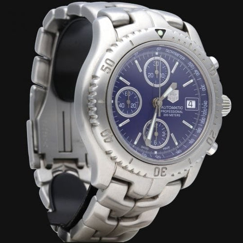 TAG Heuer Link - Montre chronographe en acier 58 Facettes MT47424