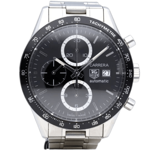TAG Heuer Carrera - Montre Calibre 16 chronographe en acier 58 Facettes MT47426