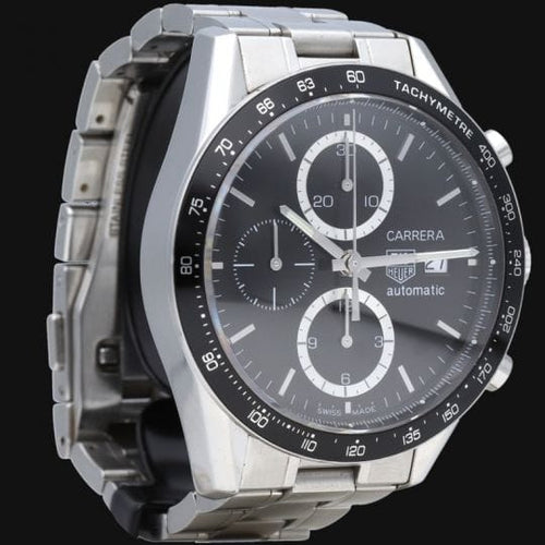 TAG Heuer Carrera - Montre Calibre 16 chronographe en acier 58 Facettes MT47426