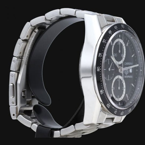 TAG Heuer Carrera - Montre Calibre 16 chronographe en acier 58 Facettes MT47426