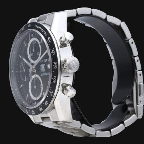 TAG Heuer Carrera - Montre Calibre 16 chronographe en acier 58 Facettes MT47426