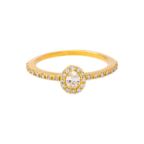 48.5 Bague Pompadour en or jaune et diamants 58 Facettes 5237340CN