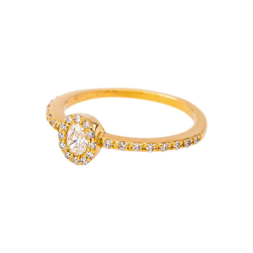 48.5 Bague Pompadour en or jaune et diamants 58 Facettes 5237340CN