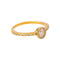 48.5 Bague Pompadour en or jaune et diamants 58 Facettes 5237340CN