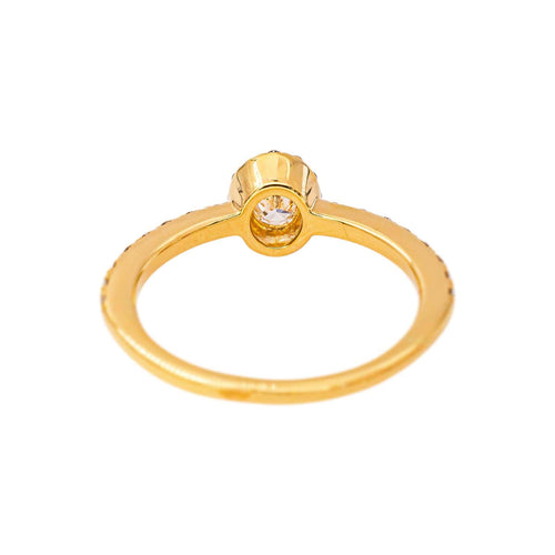 48.5 Bague Pompadour en or jaune et diamants 58 Facettes 5237340CN