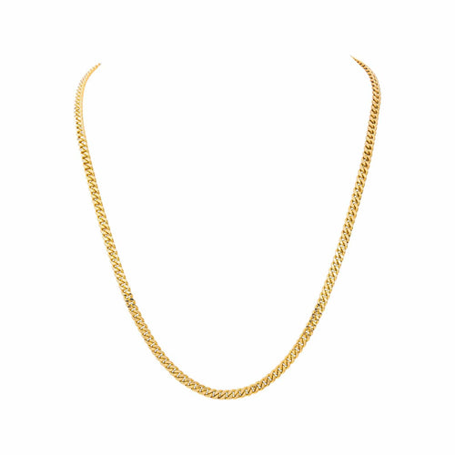 Collier maille gourmette en or jaune 58 Facettes 5416541CN