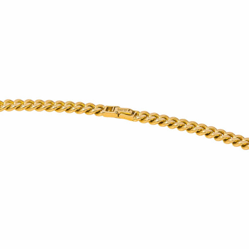 Collier maille gourmette en or jaune 58 Facettes 5416541CN
