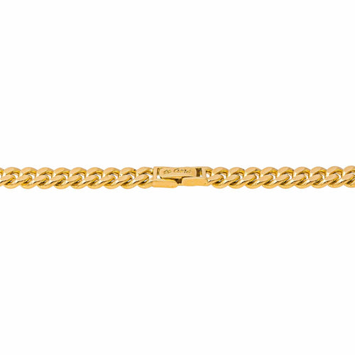 Collier maille gourmette en or jaune 58 Facettes 5416541CN