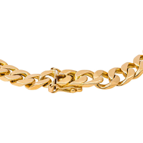 Bracelet maille gourmette en or jaune 58 Facettes 5460451CN