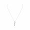 Collier maille forçat en or blanc et diamants 58 Facettes 5583862RV