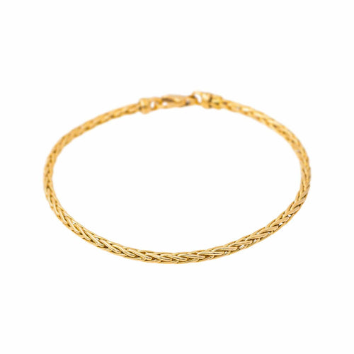 Bracelet maille Palmier en or jaune 58 Facettes 5741984CN