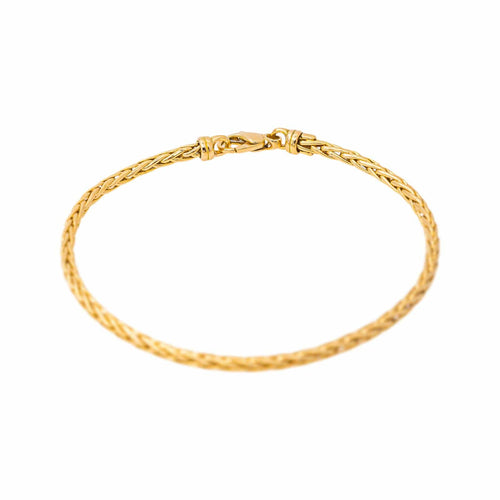 Bracelet maille Palmier en or jaune 58 Facettes 5741984CN
