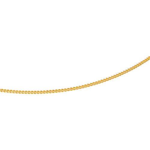 Collier maille gourmette en or jaune 58 Facettes 5743873CN