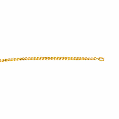 Collier maille gourmette en or jaune 58 Facettes 5743873CN