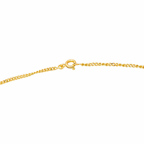 Collier maille gourmette en or jaune 58 Facettes 5743873CN