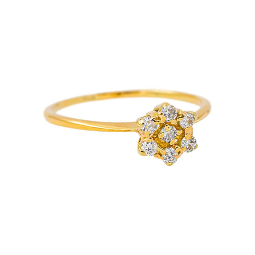 50.5 Bague marguerite en or jaune et diamants 58 Facettes 5745713CN
