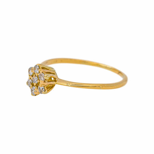 50.5 Bague marguerite en or jaune et diamants 58 Facettes 5745713CN