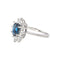 54 Pompadour - Bague en or blanc, saphir et diamants 58 Facettes 5755020CN