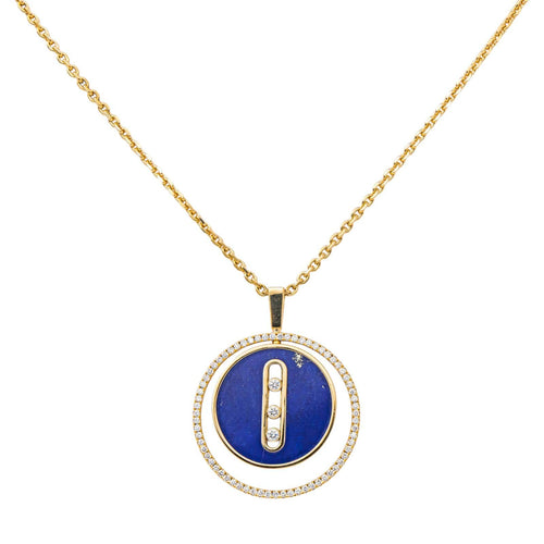Messika Lucky Move - Collier en or jaune, lapis-lazuli et diamants 58 Facettes 5756334RV