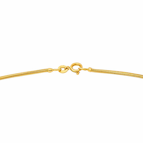 Collier maille serpent en or jaune 58 Facettes 5765889CN