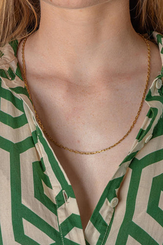 Collier maille forçat en or jaune 58 Facettes 5766177CN