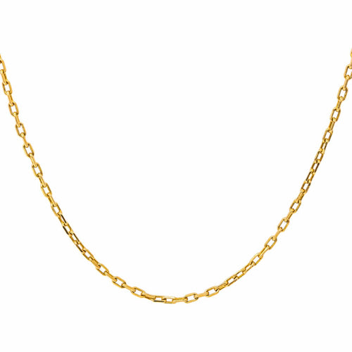 Collier maille forçat en or jaune 58 Facettes 5766177CN