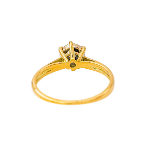 53 Marguerite - Bague en or jaune et diamants 58 Facettes 5779013CN