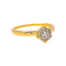53 Marguerite - Bague en or jaune et diamants 58 Facettes 5779013CN