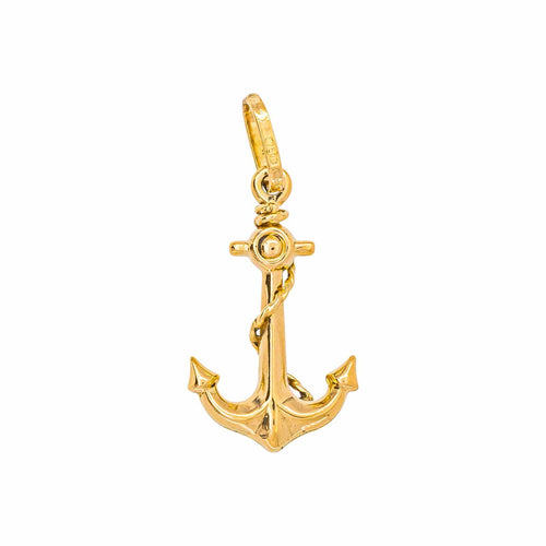 Pendentif ancre en or jaune 58 Facettes 5786557CN